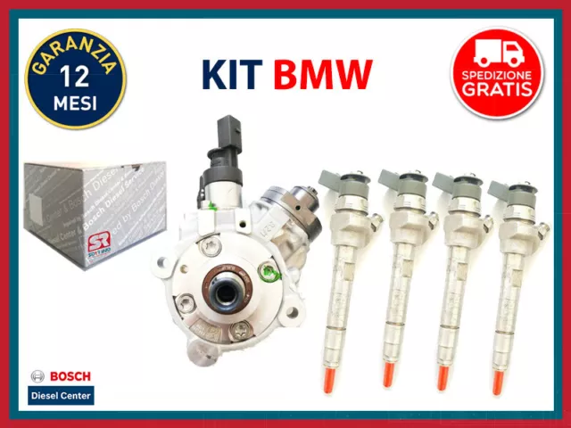 Kit Pompa CP4 0445010506 e Iniettori Diesel 0445110289 0445110601 Bosch BMW