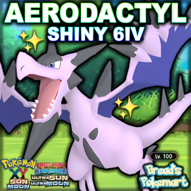 💎Pokemon Brilliant Diamond & Shining Pearl Aerodactyl ✨Ultra Shiny 6IV  Jolly