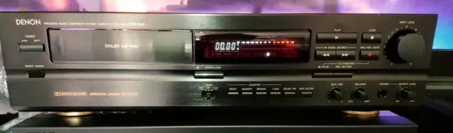 DENON DRS-640 Tray Loading Audiophile Stereo Cassette Tape Deck