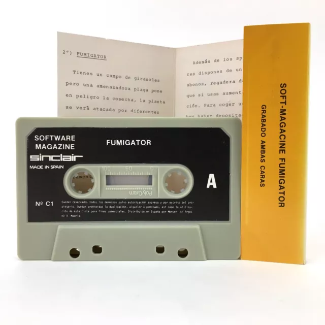 Fumigator Pssst Ultimate Play The Game Monser España Rare 48K Spectrum Cassette 2