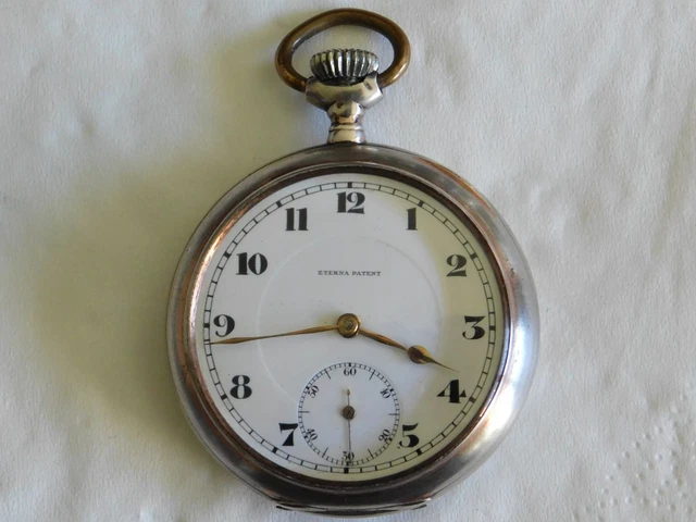 Montre à Gousset Argent Antoine Frères 1900 - Mécanique, Pour Homme, Vintage
