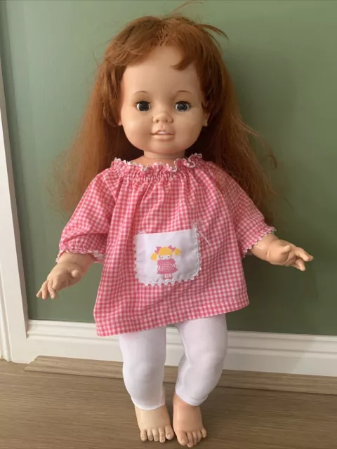 Vintage 1972  Baby Chrissy Pull String Grow Hair Doll-Ideal Toy Corp