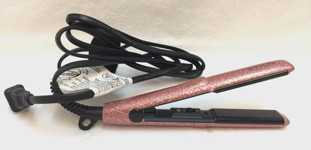 Hair Straightener Tool Science Tourmaline Ceramic Professional Salon Pink