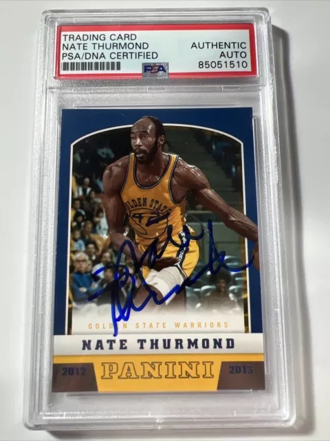 Nate Thurmond Golden State Warriors Away Jersey - Blue PSA COA – All In  Autographs