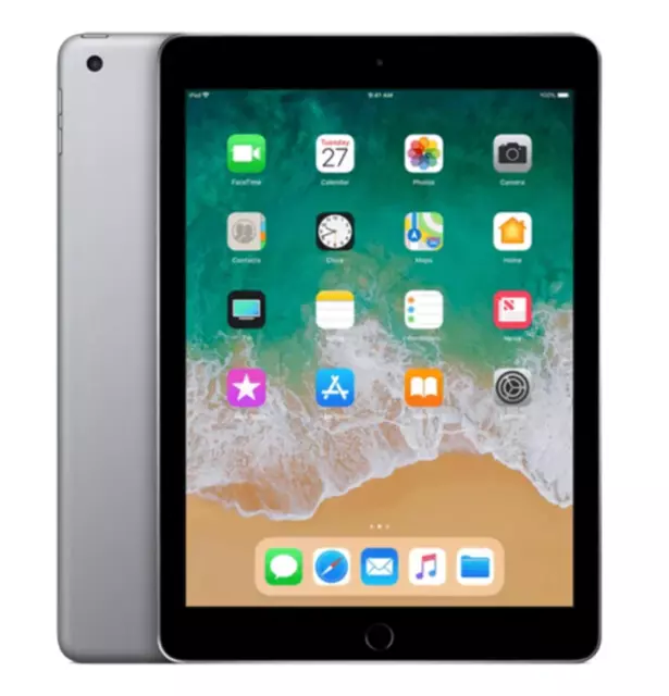 Apple iPad 2018 6. Gen, 9,7" A1893 Wi-Fi W-Lan 32GB Spacegrau
