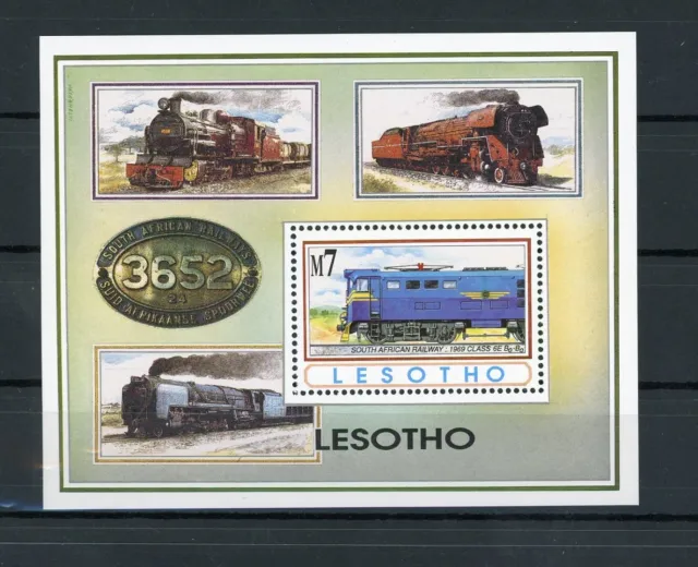 Lesotho Block105 postfrisch Eisenbahn #IV361