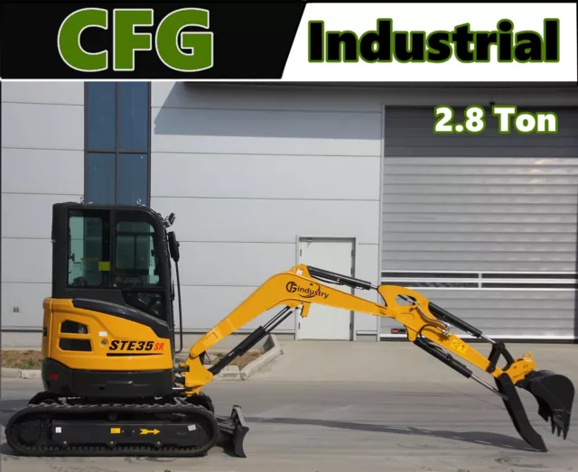 2023 NEW CFG STE35SR Hydraulic Excavator with Hydraulic Thumb Air