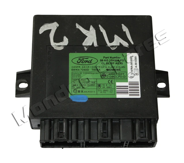 FORD FOCUS MK1 Gem Module Central Locking Alarm Control 98Ag15K600Fd