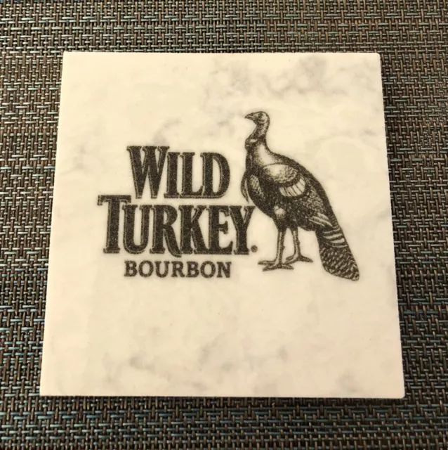 WILD TURKEY BOURBON Collectible Marble Whiskey Coaster