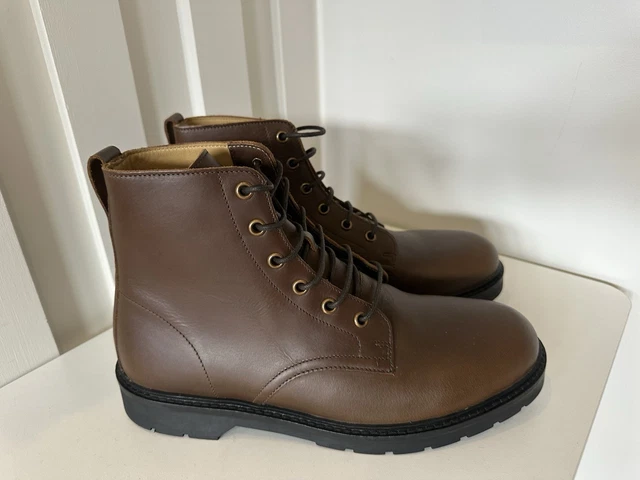 SAS Bout Time Oxfords Mens Size 11.5N Brown Textured Leather Apron-Toe Lace-Ups SAS Bout Time Oxfords Mens Size 11.5N Brown Textured Leather  main image 3