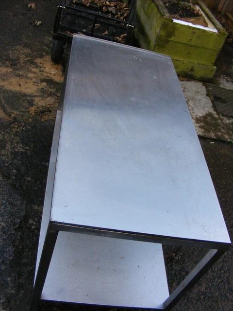 commercial kitchen bench for twin fryers used collection in person only