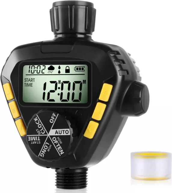 IRRIBIZ Irrigatore Giardino Timer,Programmatore Per Irrigation Batteria Giardino