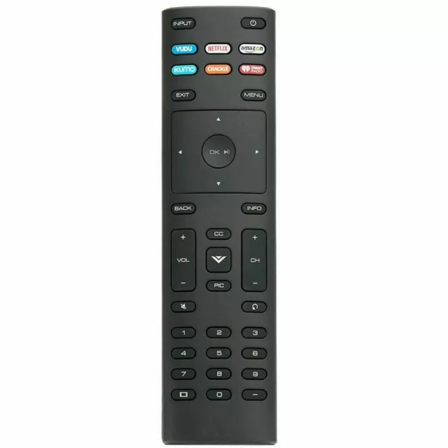 New XRT136 for Vizio Smart TV Remote Control w Vudu Amazon iheart Netflix 6 Keys