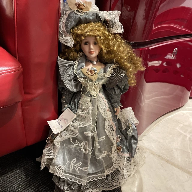 Duck House Heirloom Dolls Porcelain Doll 18 In