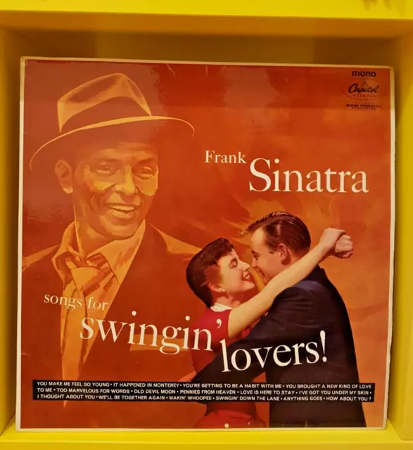 FRANK SINATRA - SONGS FOR SWINGIN LOVERS ! 1966 UK Mono Press ! VINYL LP EX