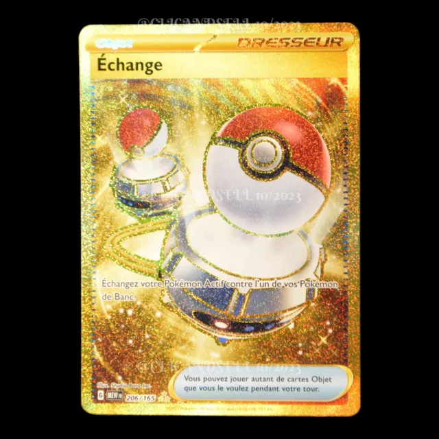 Échange d'Énergie - 212/195 - Dresseur Secrète Gold - Carte Pokémon Tempête  Argentée EB12 - DracauGames