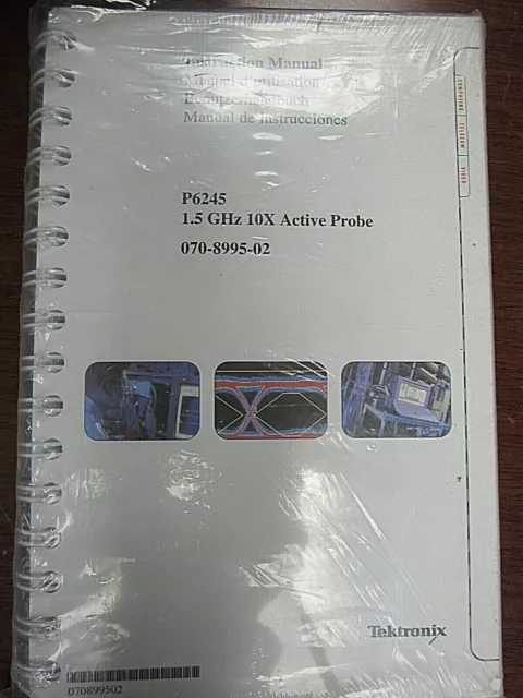 Tektronix P6245 1.5 GHz 10X Active Probe 070-8995-02 Instruction Manual