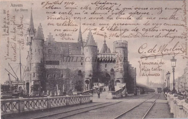 BELGIUM - Anvers / Antwerpen - Le Steen 1904