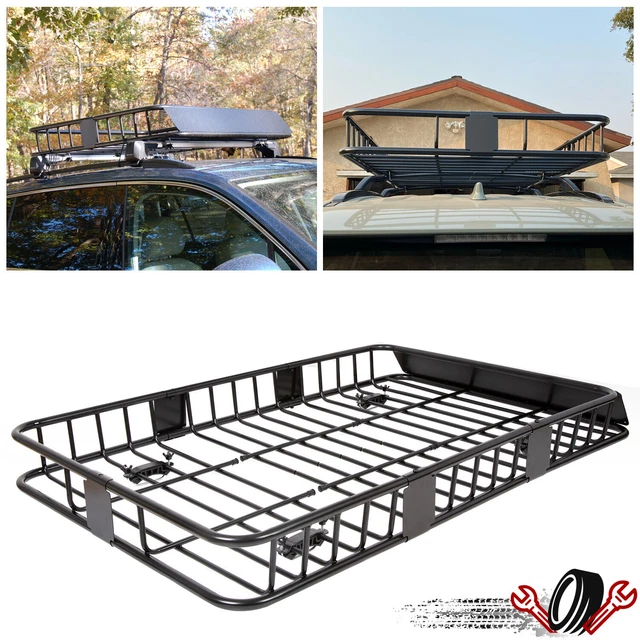 67'' UNIVERSAL ROOF Rack Extension Cargo Car Top Luggage Carrier Basket