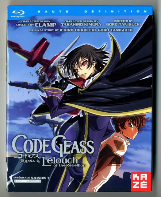 Coffret 2 Blu-Ray / Code Geass Lelouch Of The Rebellion Saison 1 / Comme Neuf