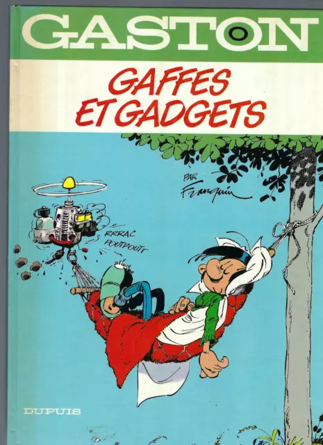 Gaston gaffes et gadgets Dupuis EO 1985 TBE