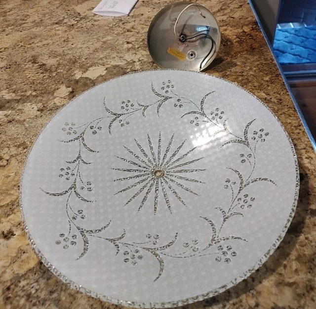 1950's 60's vintage ceiling light fixture
