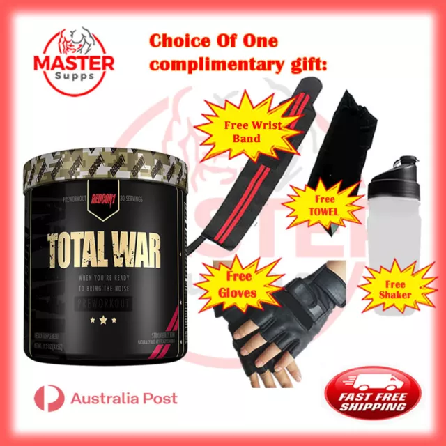 REDCON1 TOTAL WAR  30 SERVS  PRE WORKOUT HIGH STIM ENERGY PUMP Opt