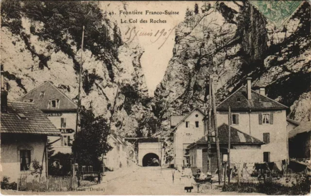 CPA Le Col-des-Roches - Frontiere Franco-Siusse (1114860)