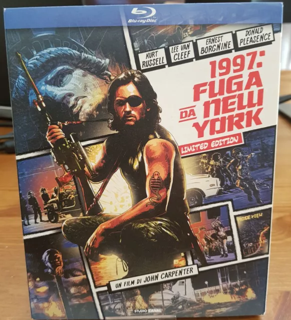 New-York 1997 Escape From (Fuga Da) New-York Blu-ray Real Heroes Italien VF VOST