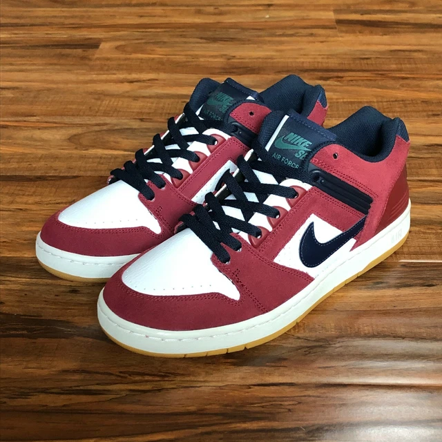 Nike Air Force 2 Low SB 'Team Red Obsidian' AO0300-600 - KICKS CREW