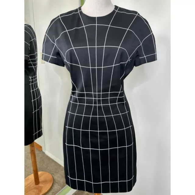 NWOT Thierry Mugler Short Sleeve Sculpted mini dress 2