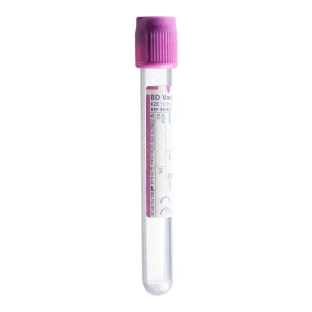 BD VACUTAINER PURPLE K2 EDTA Blood Bottle Tube Sample 4ml £7.99