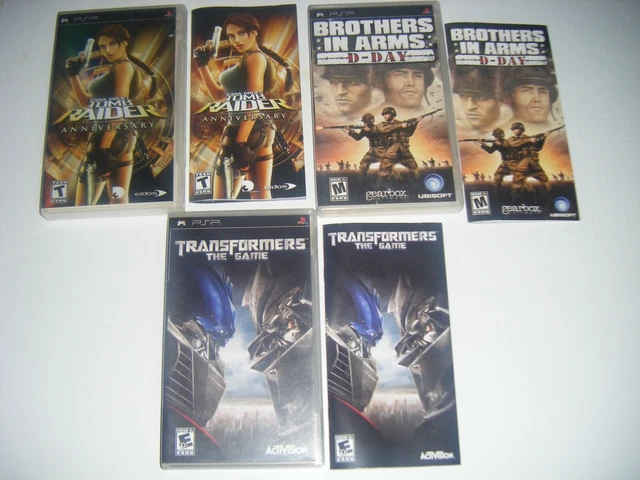 Lara Croft: Tomb Raider Anniversary No Disc, Case & Manual OnlySony PSP 3 CASES