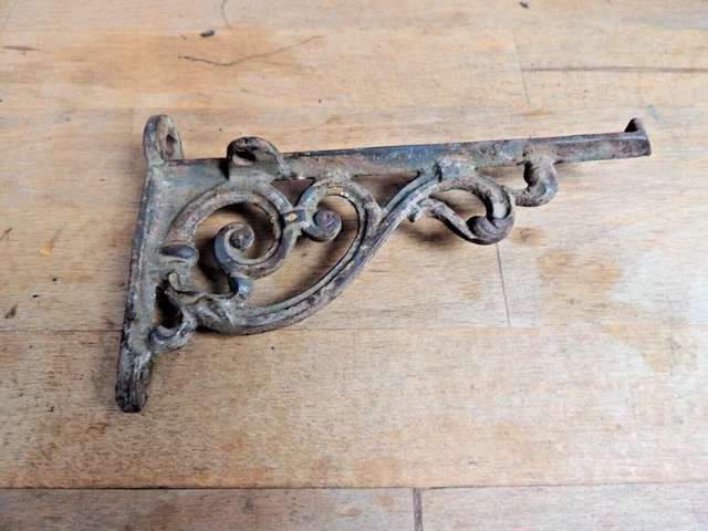 ANCIENNE EQUERRE EN Fonte Pour Etagere Art Nouveau EUR 12,99 - PicClick FR
