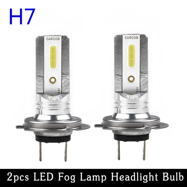 Lot De 2 Ampoules Phare H7 55W 12V Pour Voiture - Remplacement Direct, Installation Facile, éclairage Puissant