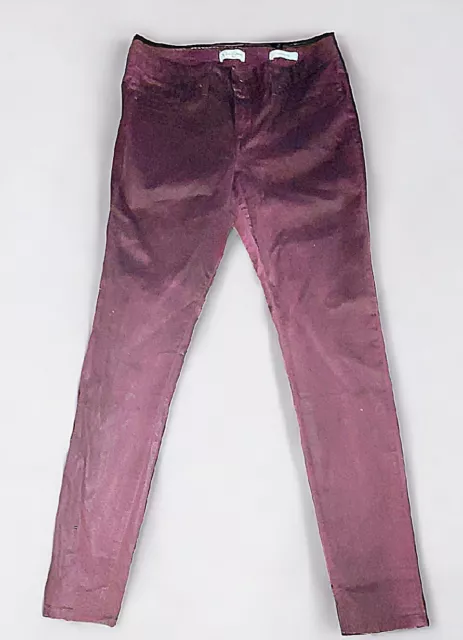 Cabernet Colored Super Skinny Stretch Jeans by Jessica Simpson Size 10