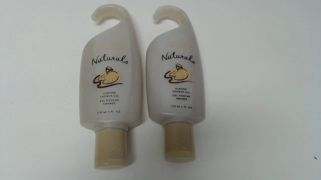 2 gel de ducha de almendras Avon All Naturals raro - nuevo de lote antiguo