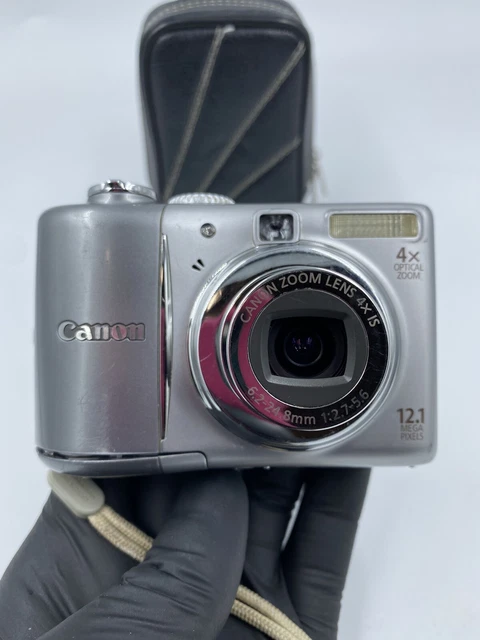 Canon PowerShot A1100 IS 12.1 MP Digital Camera - Silver