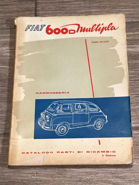 Catalogue De Pièces De Rechange Carrosserie Pour Fiat Dino Spider 2400 - 2ème édition - Occasion