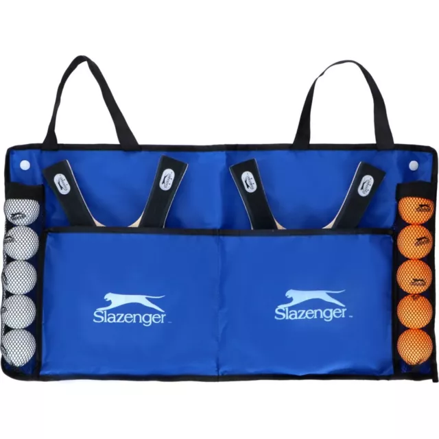 Set da Ping Pong 15 Pezzi con 4 Racchette 10 Palline e 1 Borsa per Trasporto