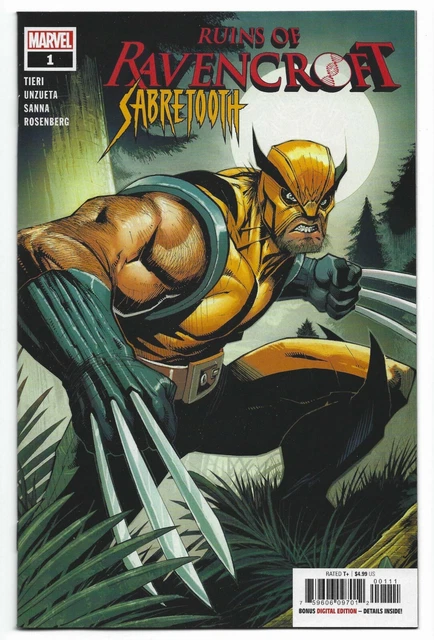 Ruins of Ravencroft Sabretooth #1 2020 1st Print Sandoval Cover Marvel Comics