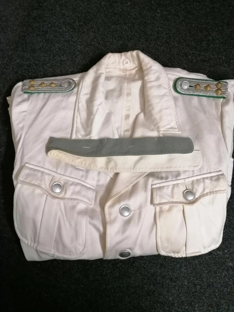 DDR MDI VP Drillich weiß 70er Jahre Verkehrspolizei Uniform Gr. 52 ...