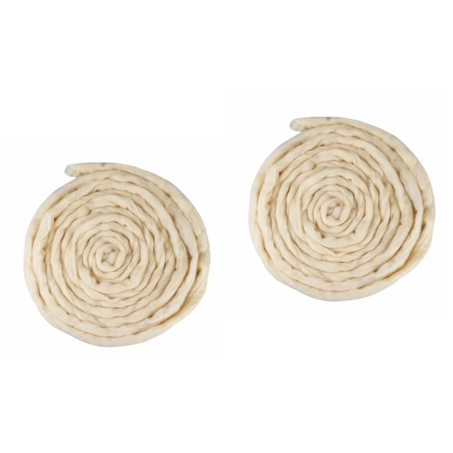 2 Pack Nadelfilzen Starter-Kit Nadelfilzen Wolle Roving White