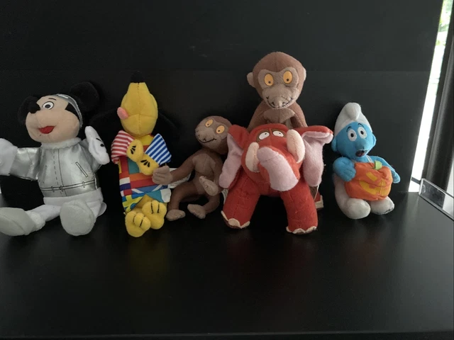 McDonalds TANTOR*Disney*Tarzan*Schlumpf* Pluto*Micky*Happy Meal*Stofftiere 2000
