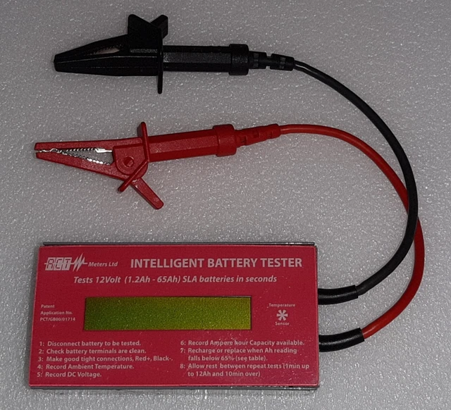 ACT TESTER BATTERIA C/W custodia di trasporto testata e tester allarme