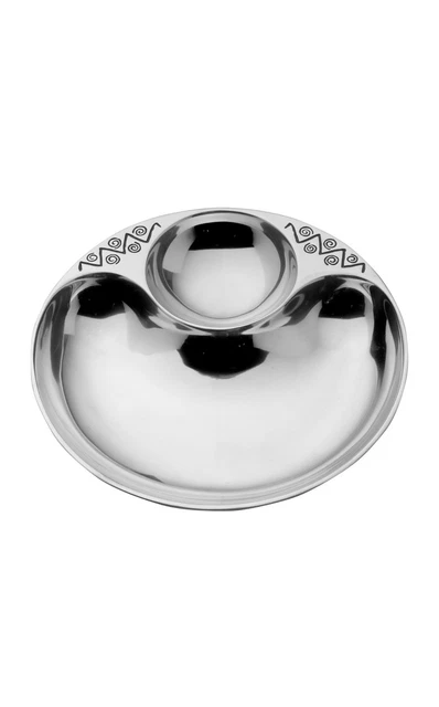 1990s Wilton Armetale Reggae 10.5 " Pewter Vegetable Serving Bowl Mod