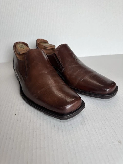 MERCANTI FIORENTINI MENS Made in Italy Loafers Leather Slip  display picture 1