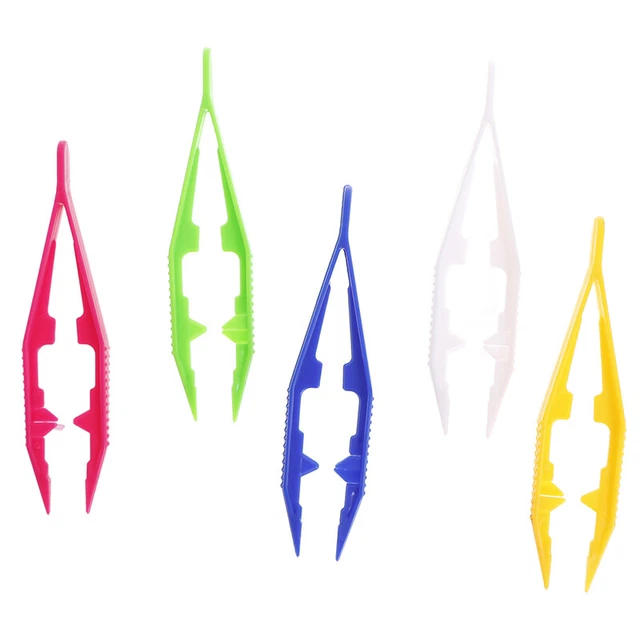 Durable Kids Tools DIY Toy Plastic Clip Baby Tweezers Toy Accessories Tool.we