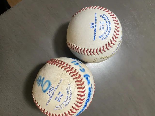 2- Rawlings Rllb1 Little League Baseballs base ball