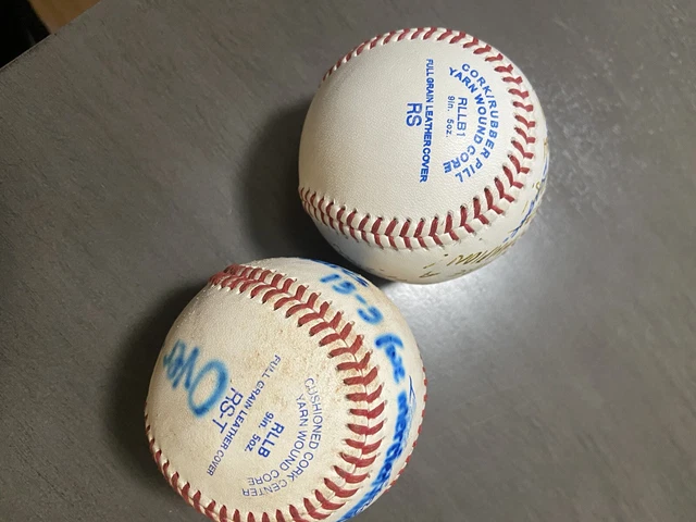 2- Rawlings Rllb1 Little League Baseballs base ball